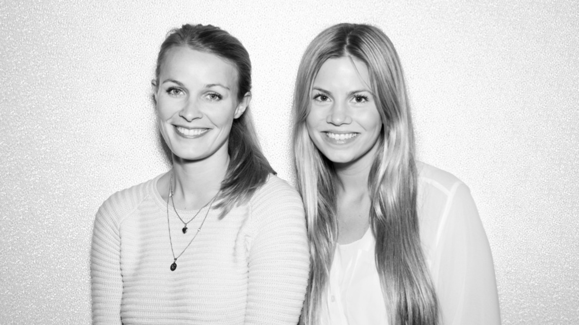 Sara Hødnebø og Caroline Ekrem utgjør kreativt team på kampanjen. Foto: TRY